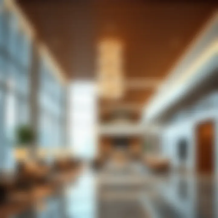 Interior view highlighting the modern amenities and spacious layout of the building.