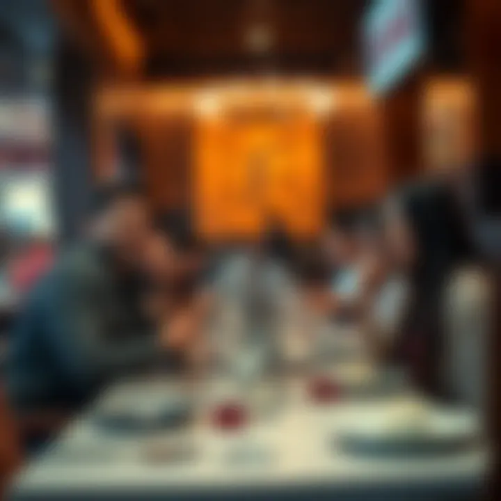 Delighted Diners at Basko Customers enjoying their meals at Basko