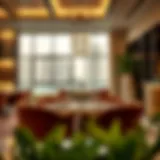 Elegant dining setup at Basko Dubai