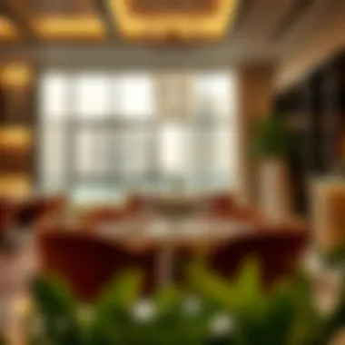 Sophisticated Ambiance at Basko Elegant dining setup at Basko Dubai