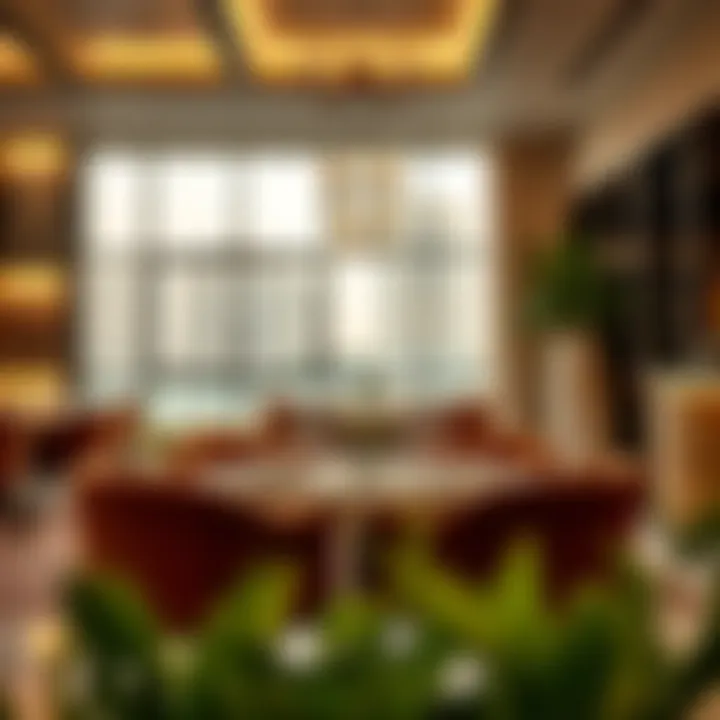 Sophisticated Ambiance at Basko Elegant dining setup at Basko Dubai