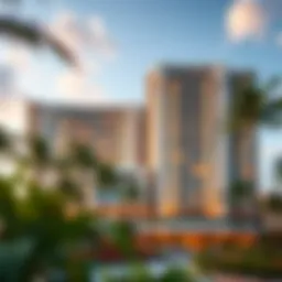 Stunning exterior view of Bermuda Views Tower highlighting its architectural beauty
