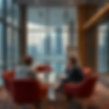 Regulatory framework discussion in a business center environment