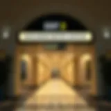 Burjuman Metro Station Exit 2 signage and structure