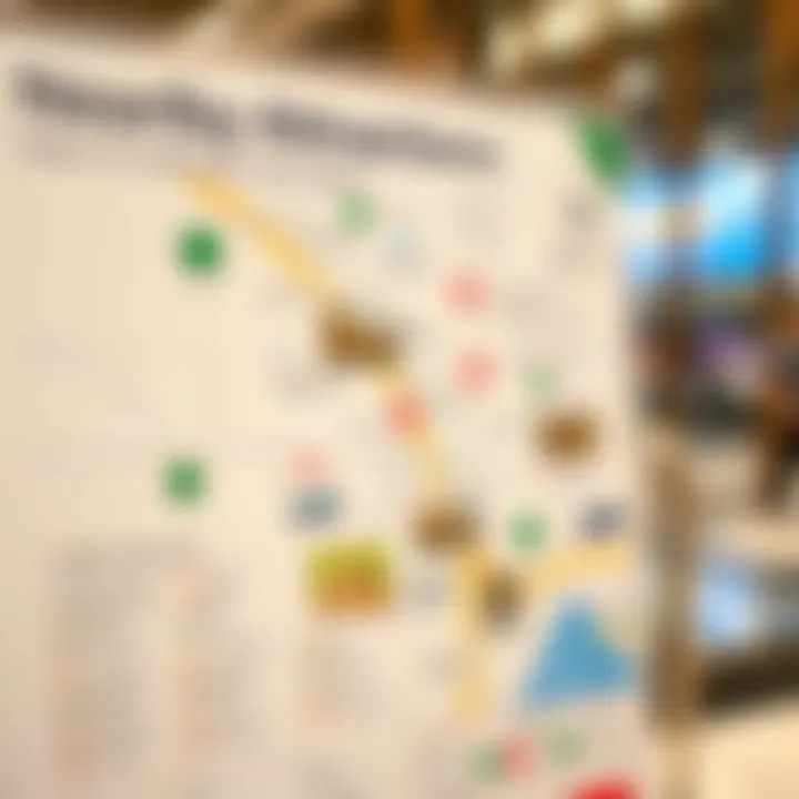 Nearby Attractions Map Map highlighting attractions near Burjuman Metro Station