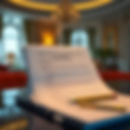 Visual representation of cancellation documents