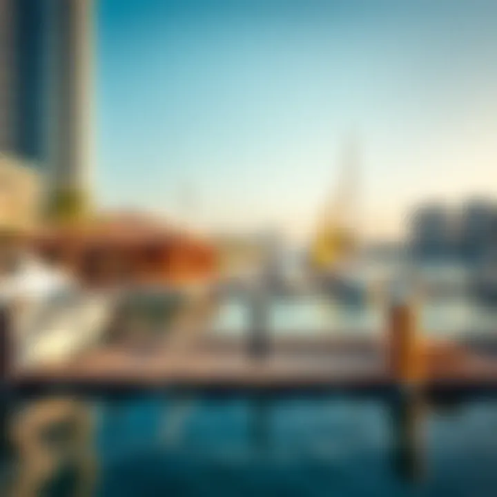 Luxurious waterfront amenities at Creek Marina