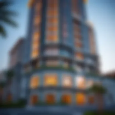 Stunning architectural facade of a Da Vinci building