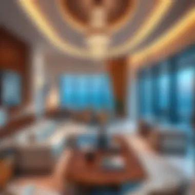 Luxurious interior design of a Da Vinci property