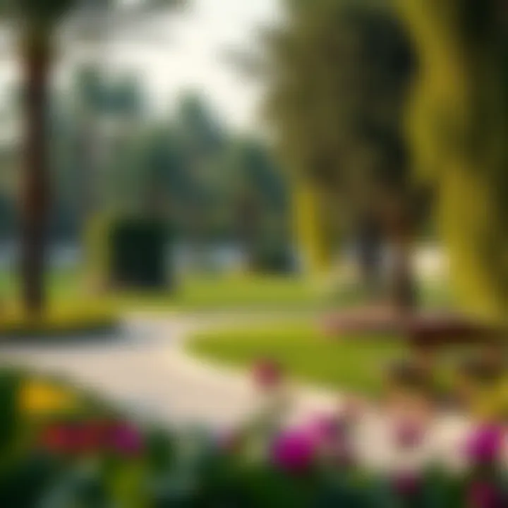 Lush green parks and recreational spaces in Arjan