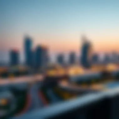 Stunning skyline view of Arjan showcasing modern architecture