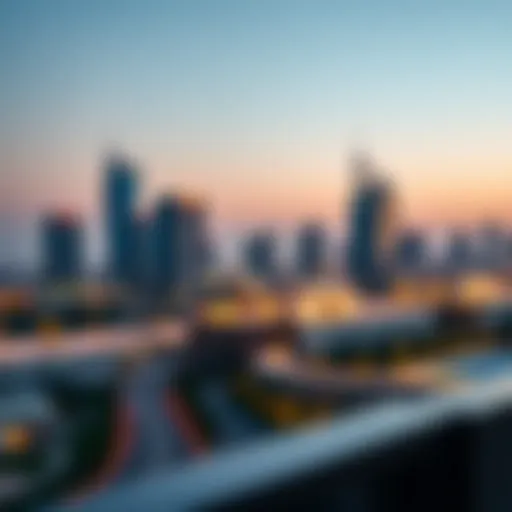 Stunning skyline view of Arjan showcasing modern architecture