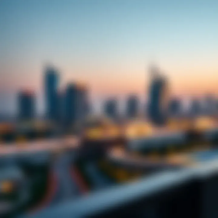 Stunning skyline view of Arjan showcasing modern architecture