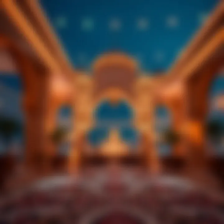 Luxury real estate showcasing Eid festivities