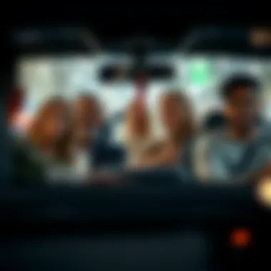 Diverse user demographics engaged in car subscription