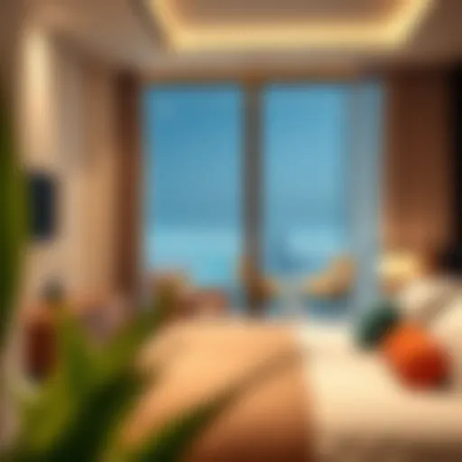 A stunning view of affordable studio apartments in Dubai's vibrant neighborhood