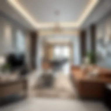 A modern living space reflecting luxury and elegance within Al-Thuraya properties.