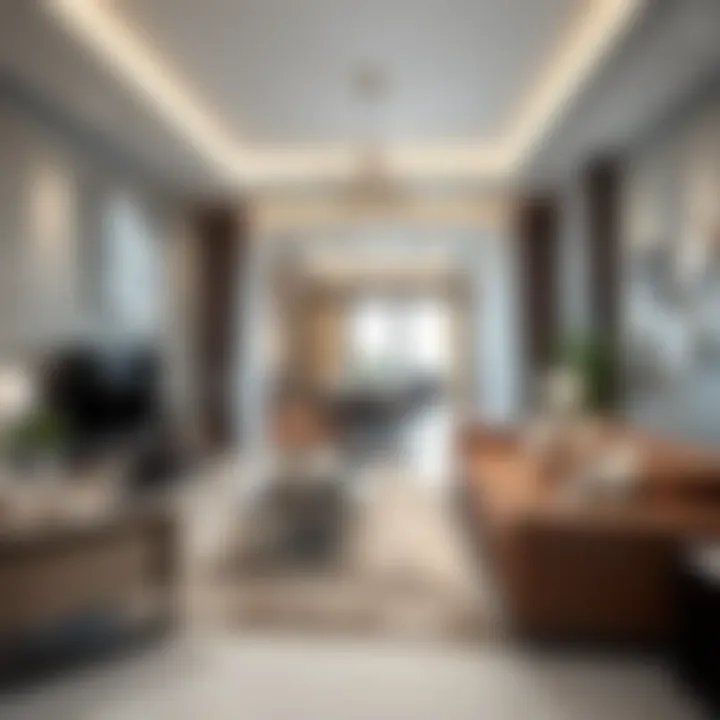 A modern living space reflecting luxury and elegance within Al-Thuraya properties.