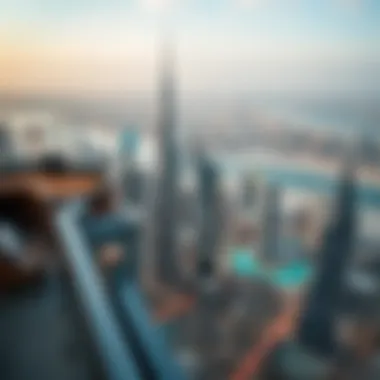 Skyline View from Tower 5 Panoramic skyline view from Burj Residence Tower 5