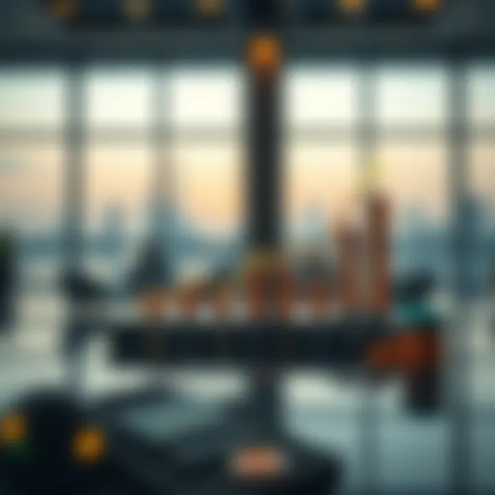 A graph illustrating job growth trends in various sectors