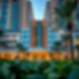 Exterior view of Hilton The Creek Dubai showcasing modern architecture