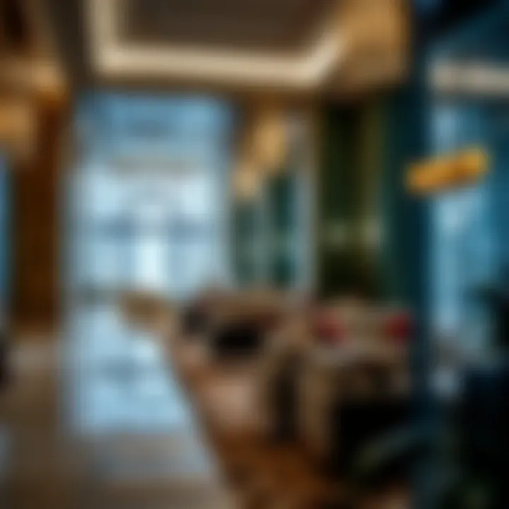 Luxurious Hotel Lobby in Tecom Luxurious hotel lobby in Tecom showcasing modern decor