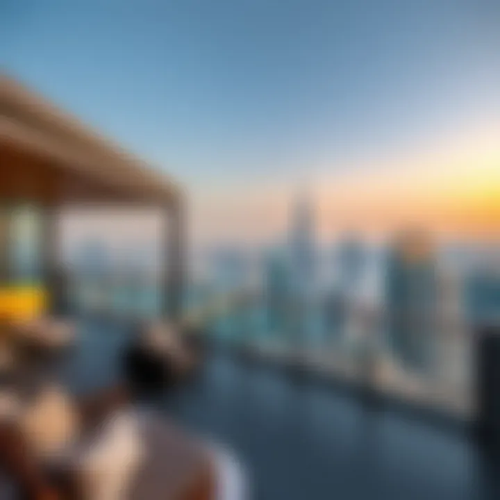 Skyline Views from Mar Casa Dubai Breathtaking skyline view from Mar Casa Dubai