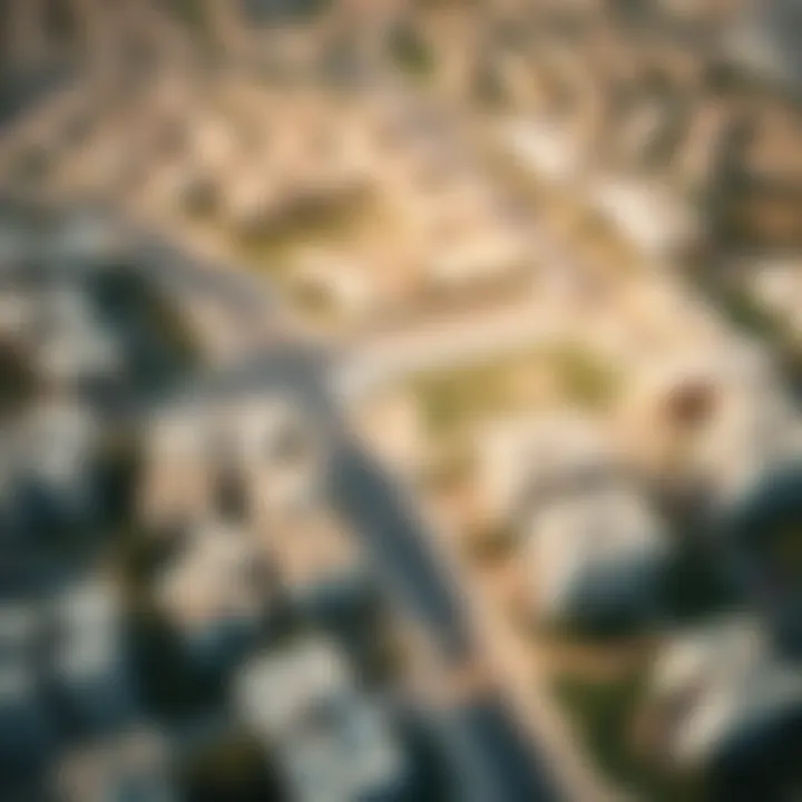 Aerial View of Park Heights 2 Community Aerial view of the Park Heights 2 community within Dubai Hills