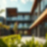 A stunning view of Park Heights 2 showcasing its modern architectural design