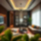 Modern partition room interior showcasing design and comfort