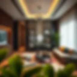 Modern partition room interior showcasing design and comfort