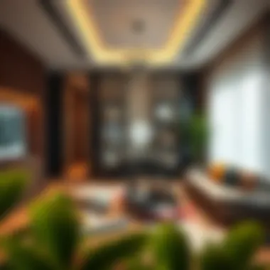 Modern partition room interior showcasing design and comfort