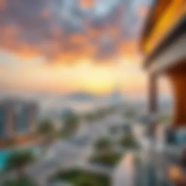 Stunning Skyline of Rukn Al Raha Panoramic view of Rukn Al Raha showcasing modern architecture and skyline