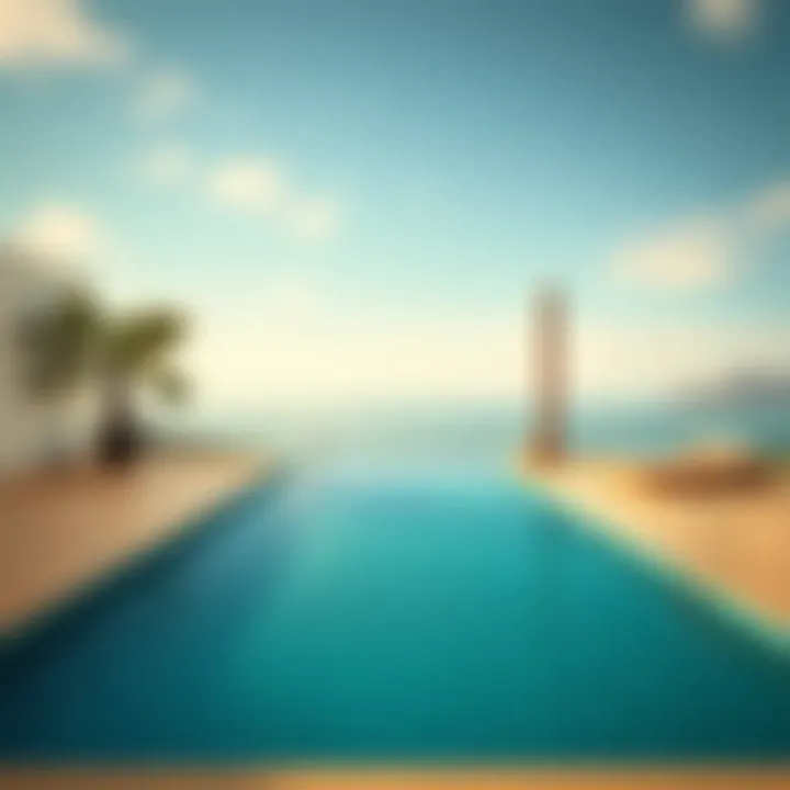 Serenity by the Poolside A stunning swimming pool with a scenic view