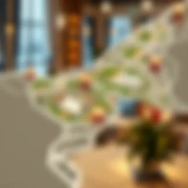 Map illustrating the layout and connectivity of Dubai's industrial parks.