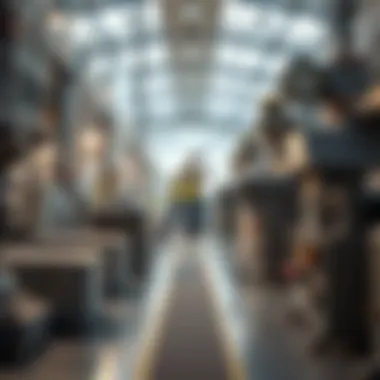 Inside a modern factory in Dubai, highlighting advanced machinery and technology.