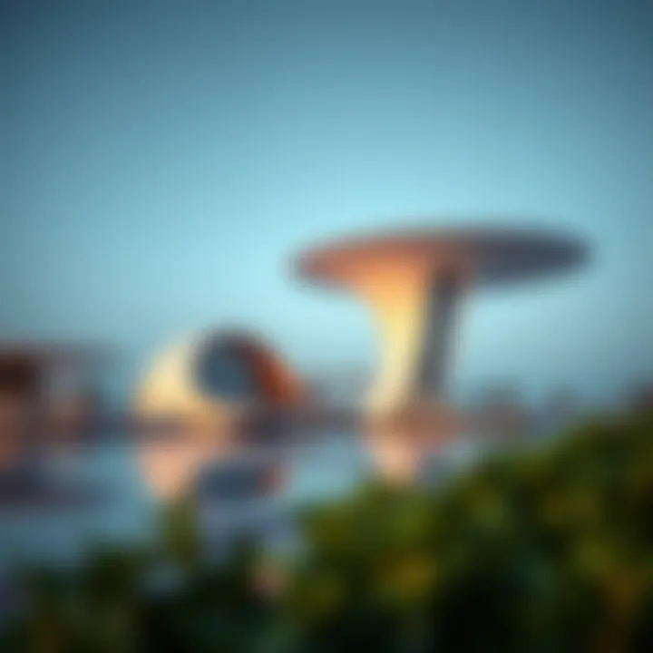 Conceptual design of the World Islands highlighting innovative architecture