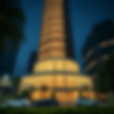 Exterior view of Grosvenor Commercial Tower showcasing modern architecture