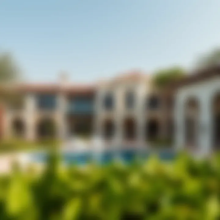 Stunning landscaping surrounding Habtoor Villas