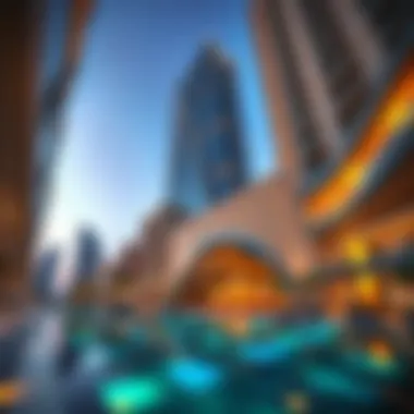 Stunning architectural view of I Rise Tower