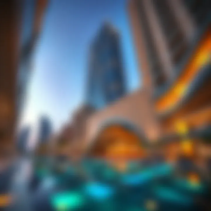 Stunning architectural view of I Rise Tower