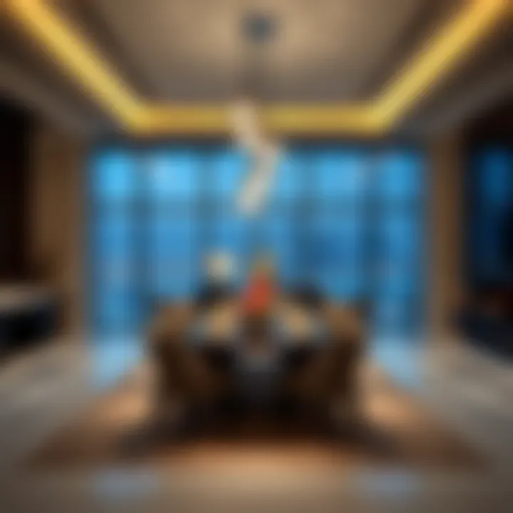 Elegant dining area in a Marriott Residence