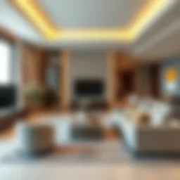 Luxurious living space in Marriott Residences Dubai