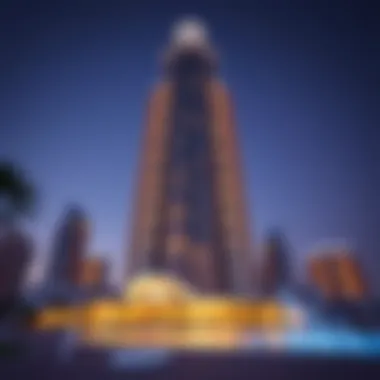 Stunning exterior view of Omniyat Tower showcasing its architectural elegance