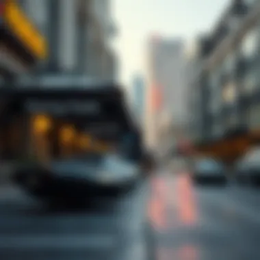 A visual representation of the impact of parking fees on local businesses