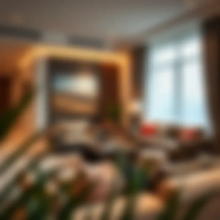 Cozy living space in a rental apartment