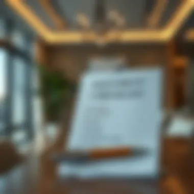 Document checklist for renting an apartment