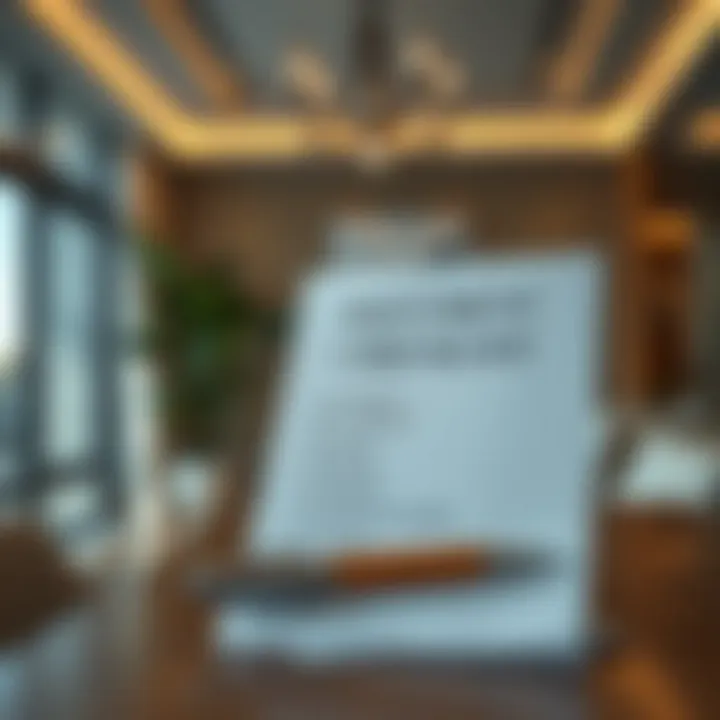 Document checklist for renting an apartment