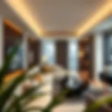 Luxury apartment interior showcasing modern design