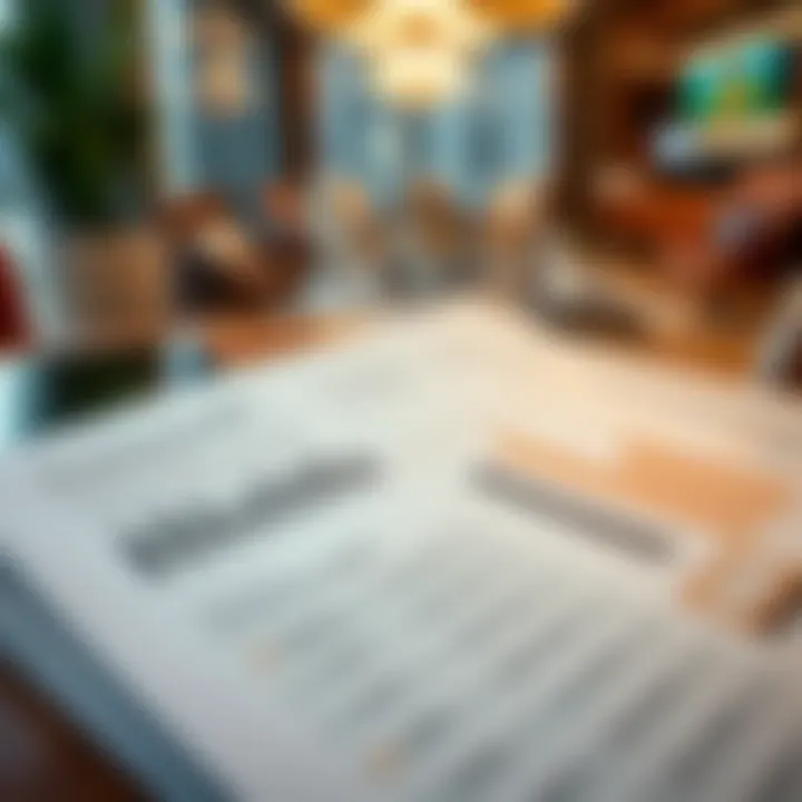 A close-up of a financial report highlighting investment opportunities in Dubai